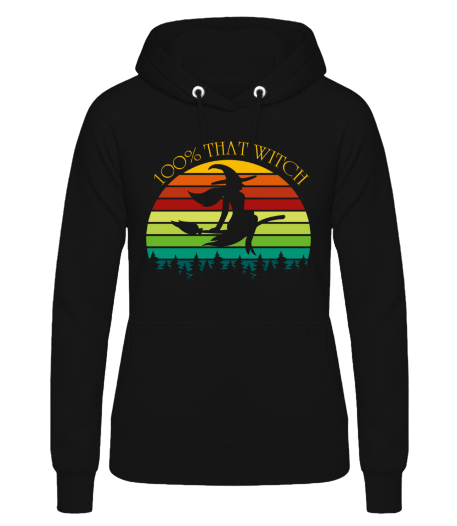 100% That Witch · Sweat à capuche basique pour femme