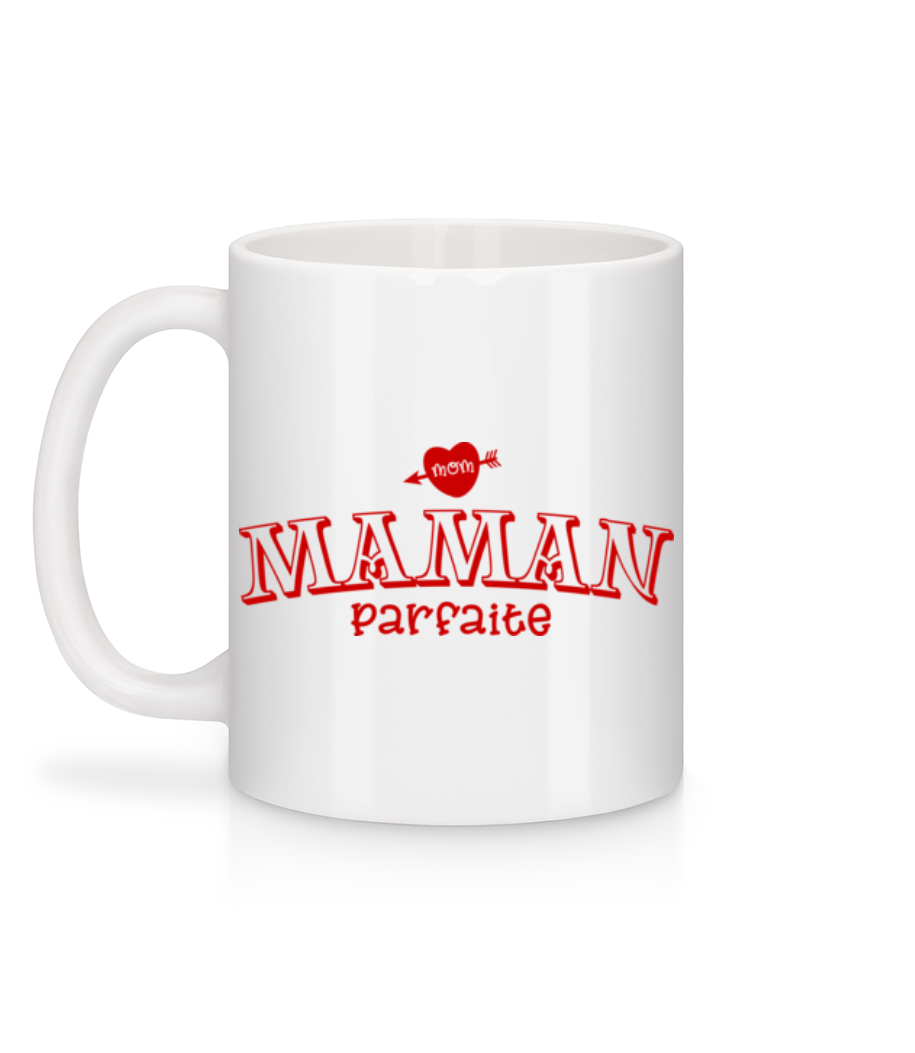 Aperçu: Maman Parfaite - Mug en céramique blanc - Blanc - Derrière