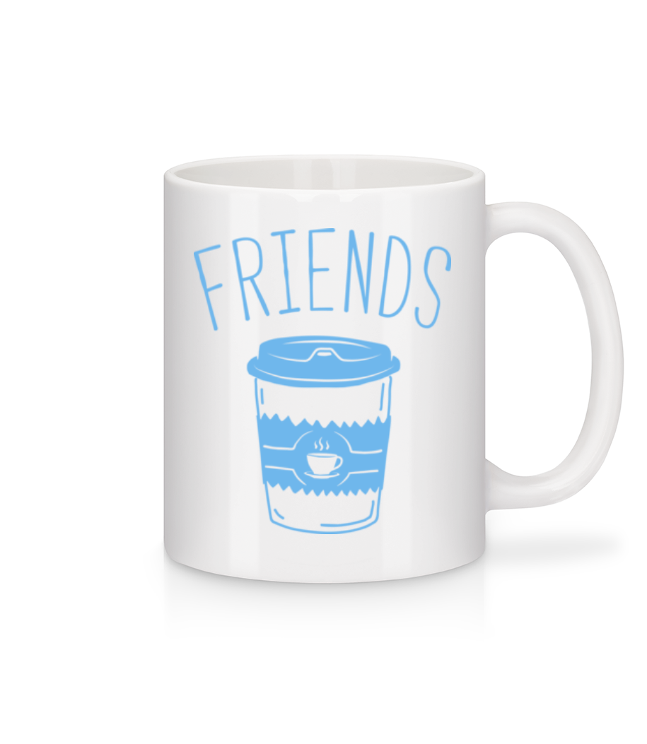 Friends Coffee · Mug en céramique blanc