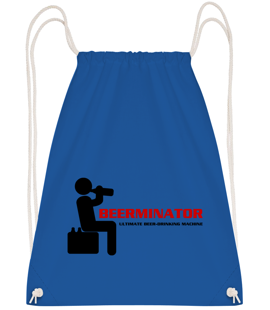 Beerminator - Sac à dos Drawstring - Bleu royal - Vorn