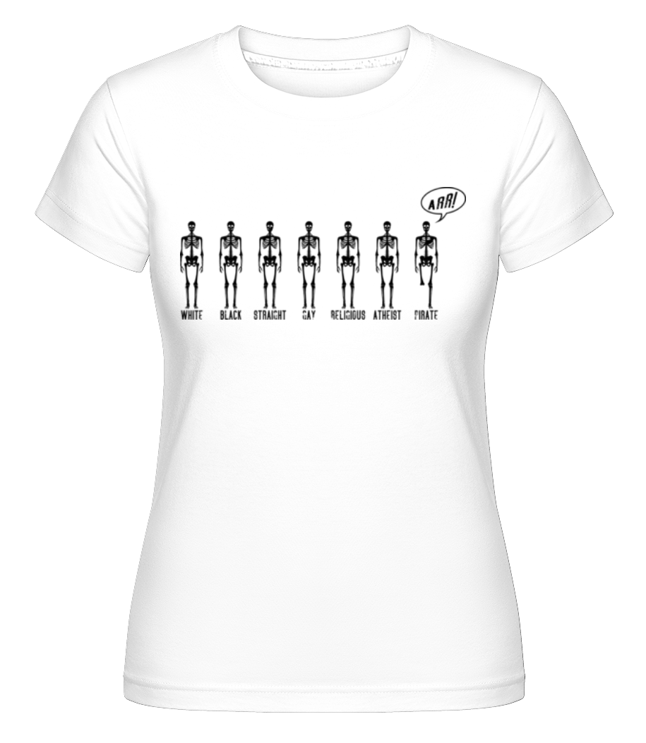 Squelette Pirate ·  T-shirt Shirtinator femme