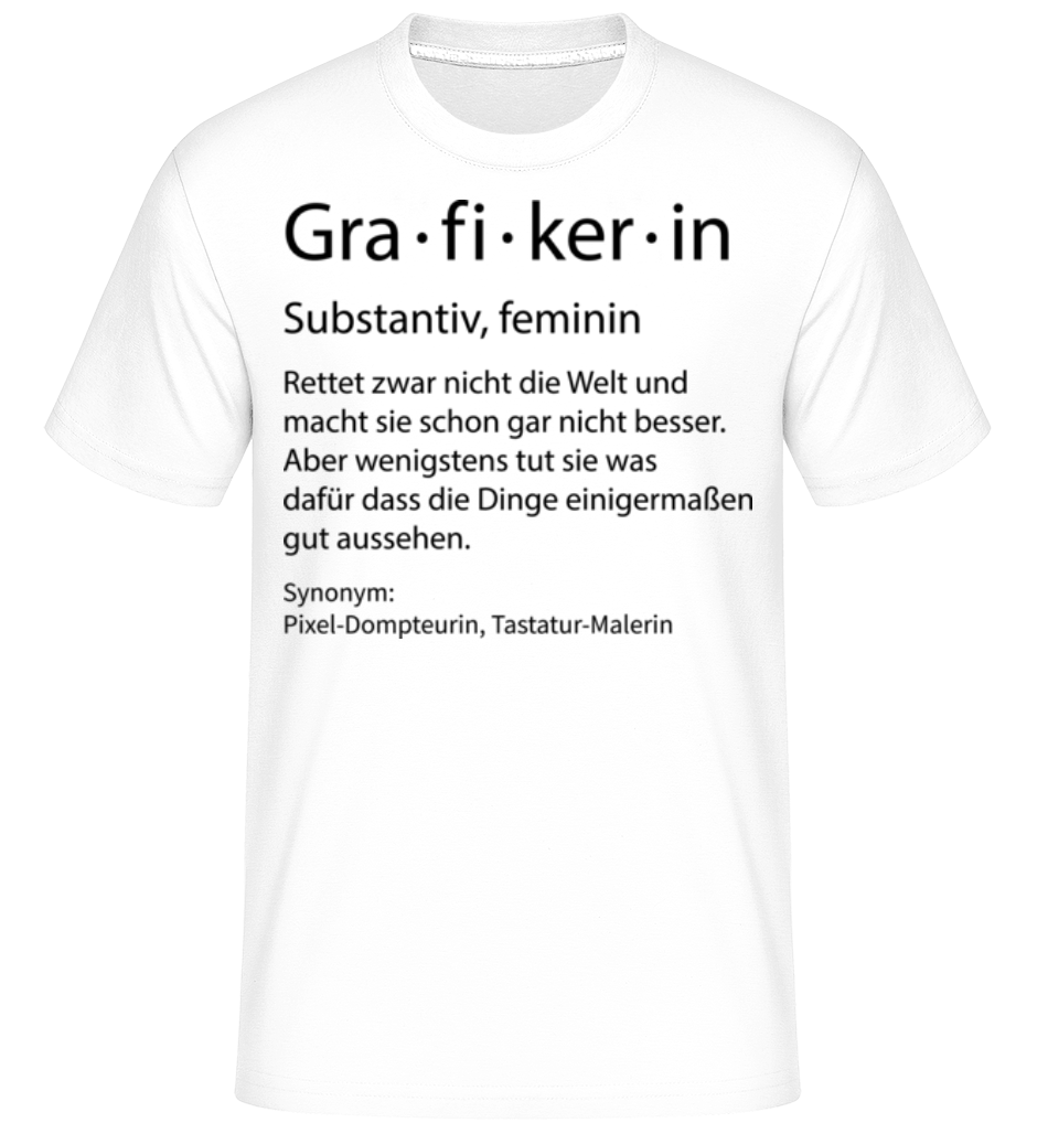 Grafikerin Quatsch Duden · Shirtinator Männer T-Shirt