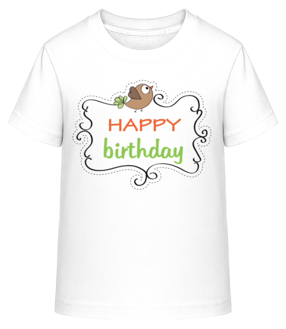 Happy Birthday Oiseau · T-shirt shirtinator Enfant