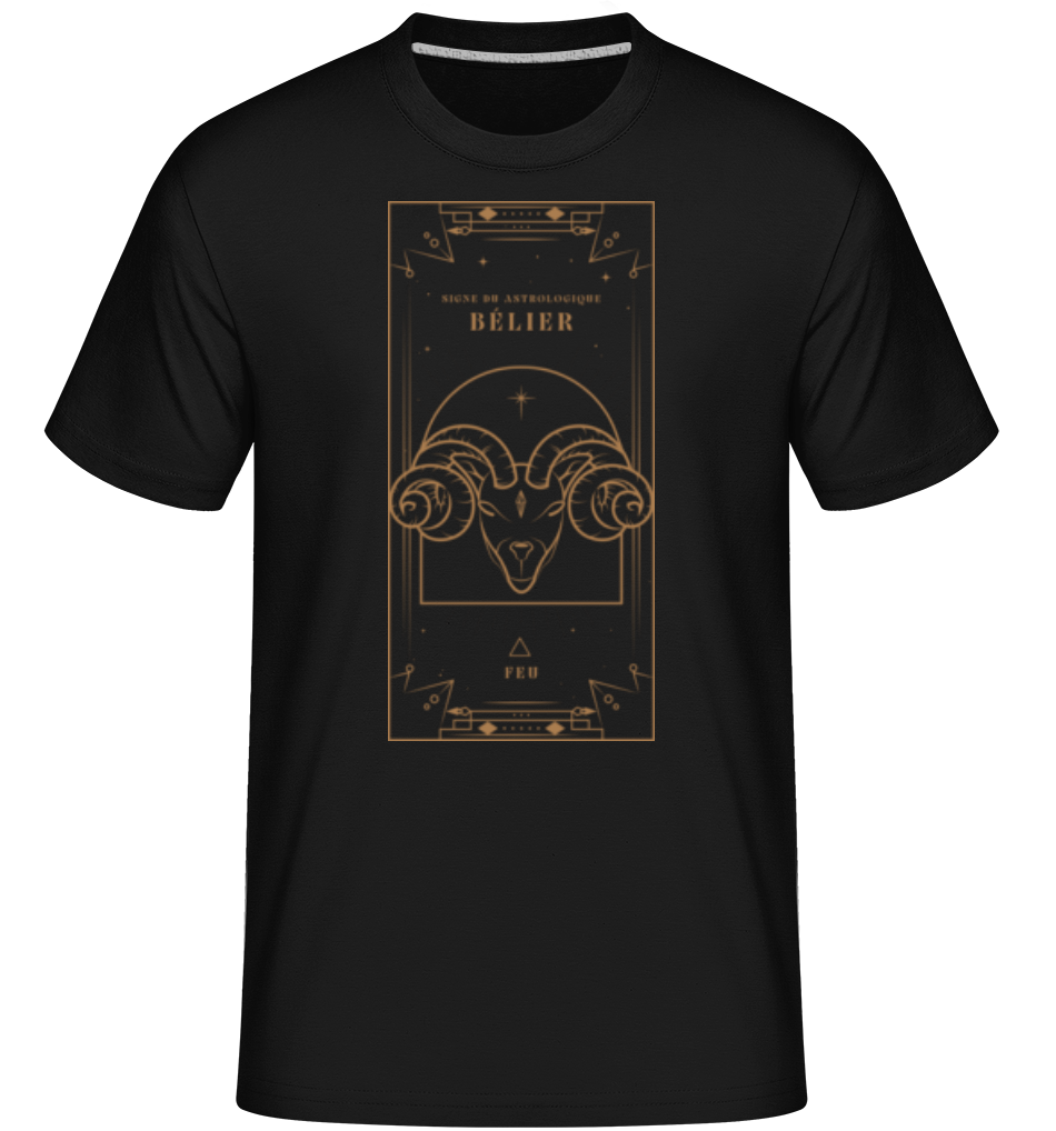 Art Déco Signe Astrologique Bélier ·  T-Shirt Shirtinator homme