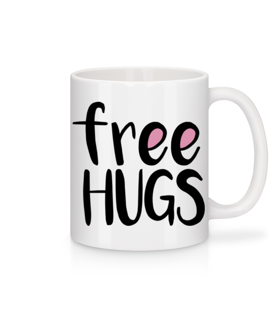 Free Hugs · Mug en céramique blanc