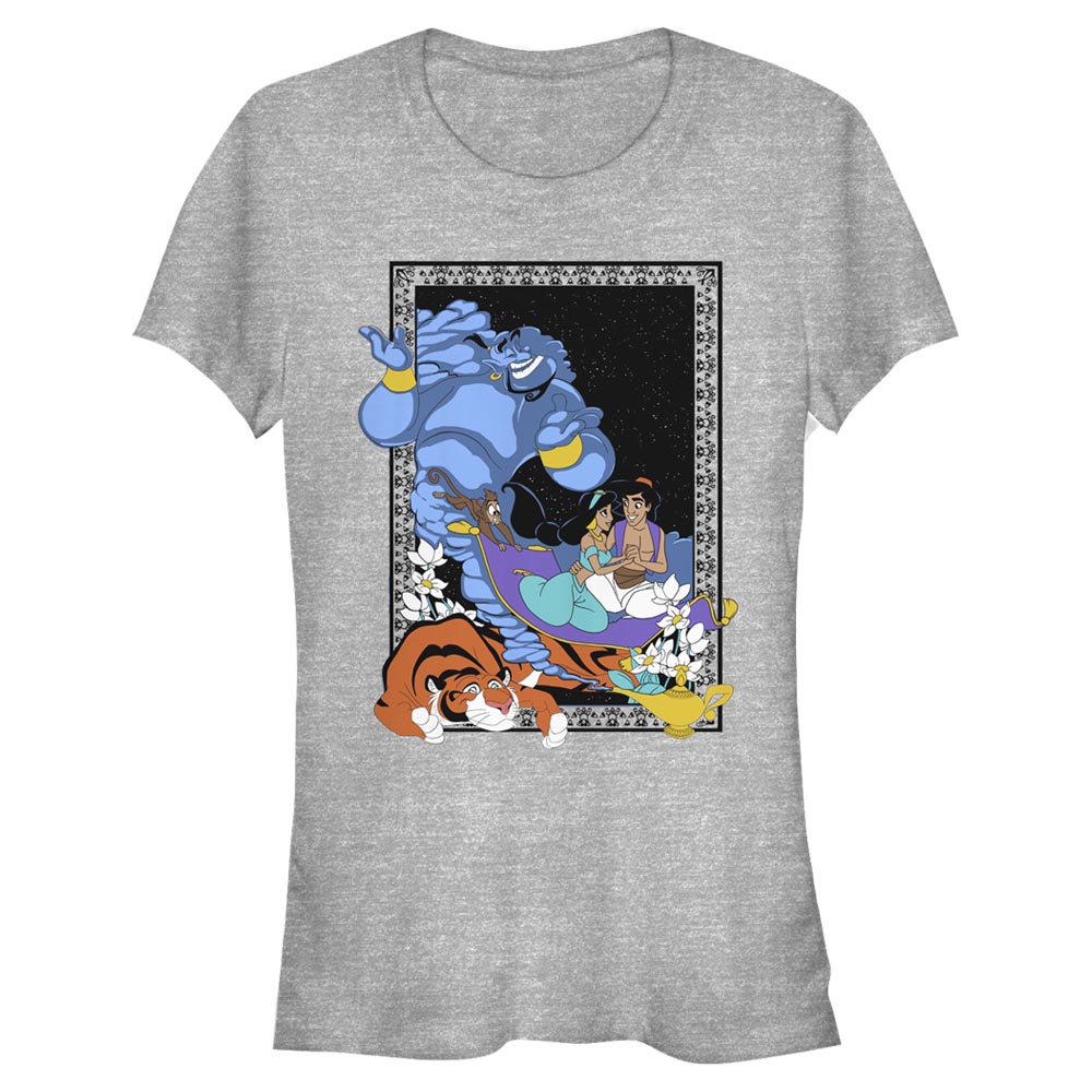 Disney - Aladin - Photo de groupe Poster in the Lamp - Femme T-shirt