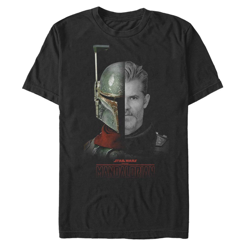 Star Wars - The Mandalorian - The Marshal MandoMon Epi Reelz - Homme T-shirt - Noir - Devant