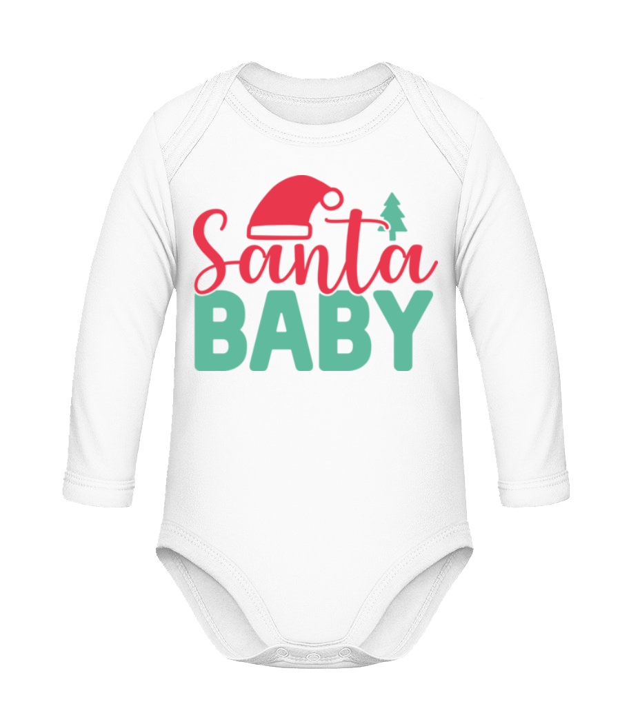 Santa Baby · Body coton bio manches longues Bébé