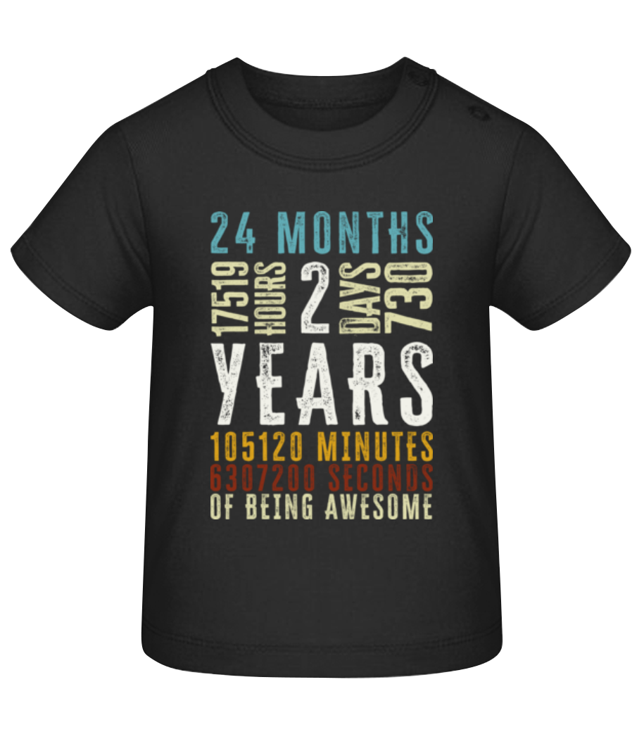 2 Years 24 Months · T-shirt Bio Bébé