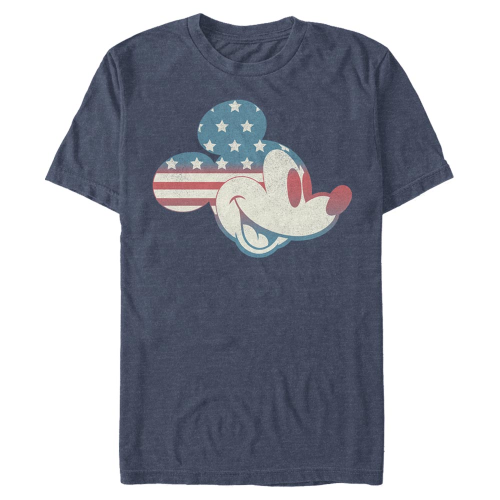 Disney - Mickey Mouse - Mickey Americana Flag Fill - Homme T-shirt