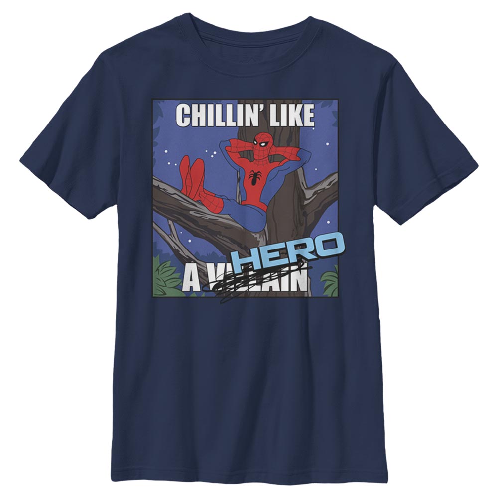 Marvel - Spider-Man - Spider-Man Chillin Hero - Enfant T-shirt