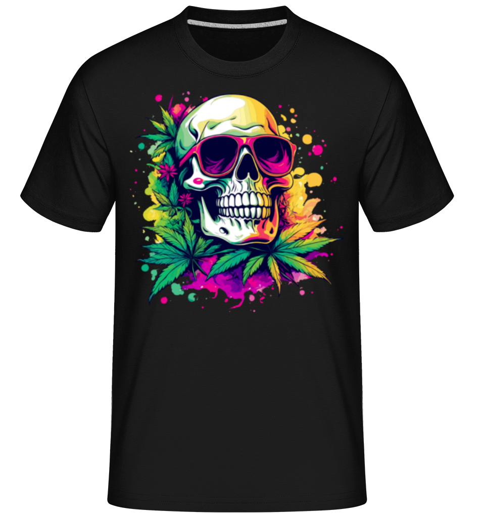 Crâne De Cannabis ·  T-Shirt Shirtinator homme