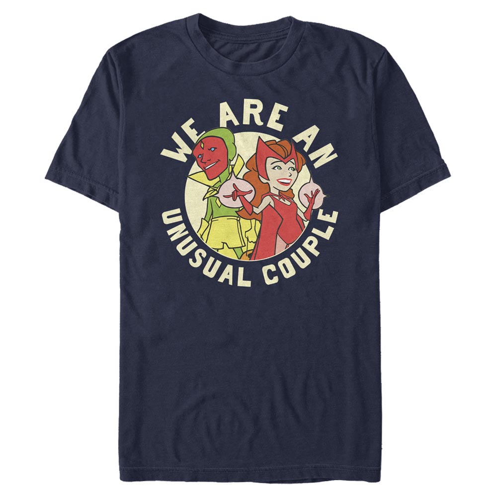 Marvel - WandaVision - La Sorcière rouge & Vision Moon Glow - Homme T-shirt