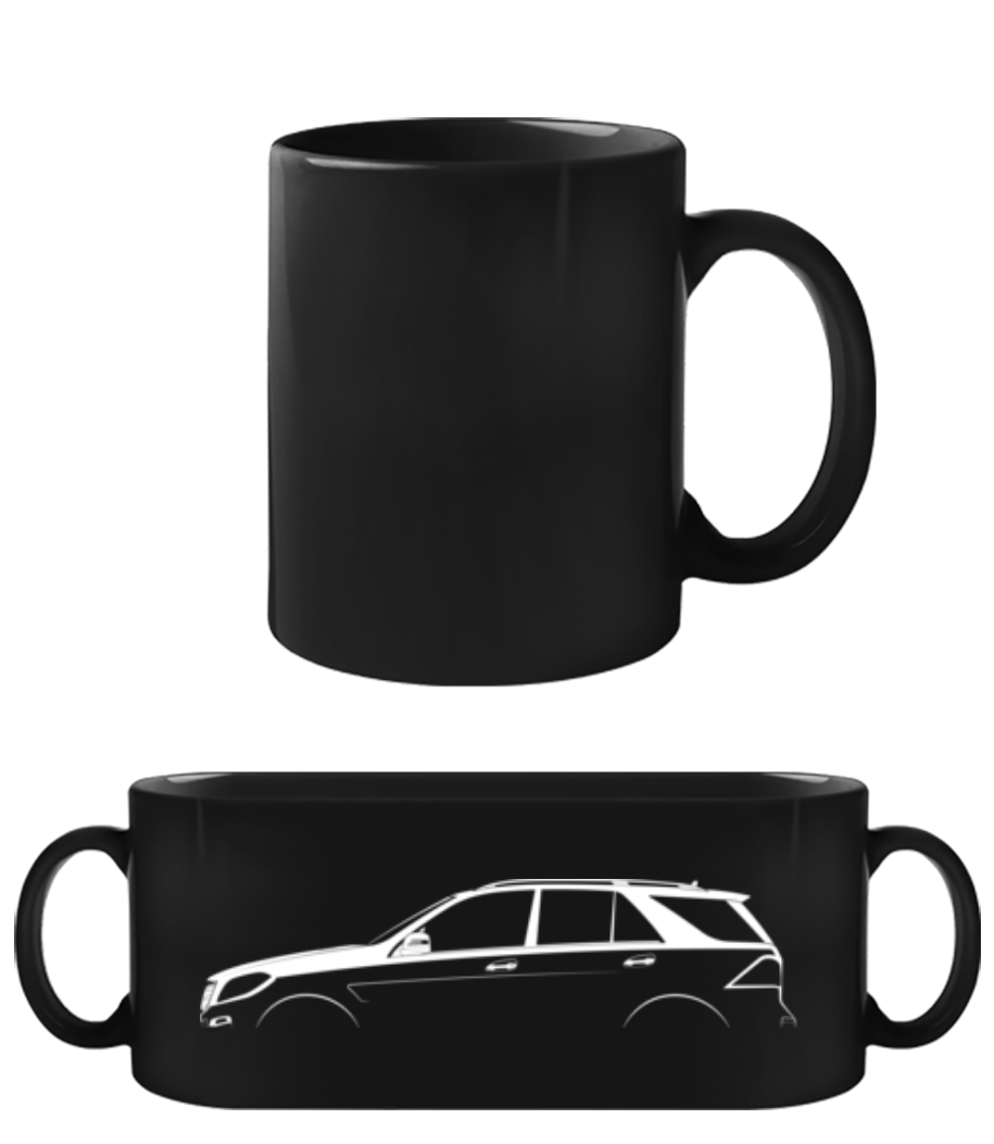 'Mercedes-Benz M AMG W166' Silhouette · Tasse Noire