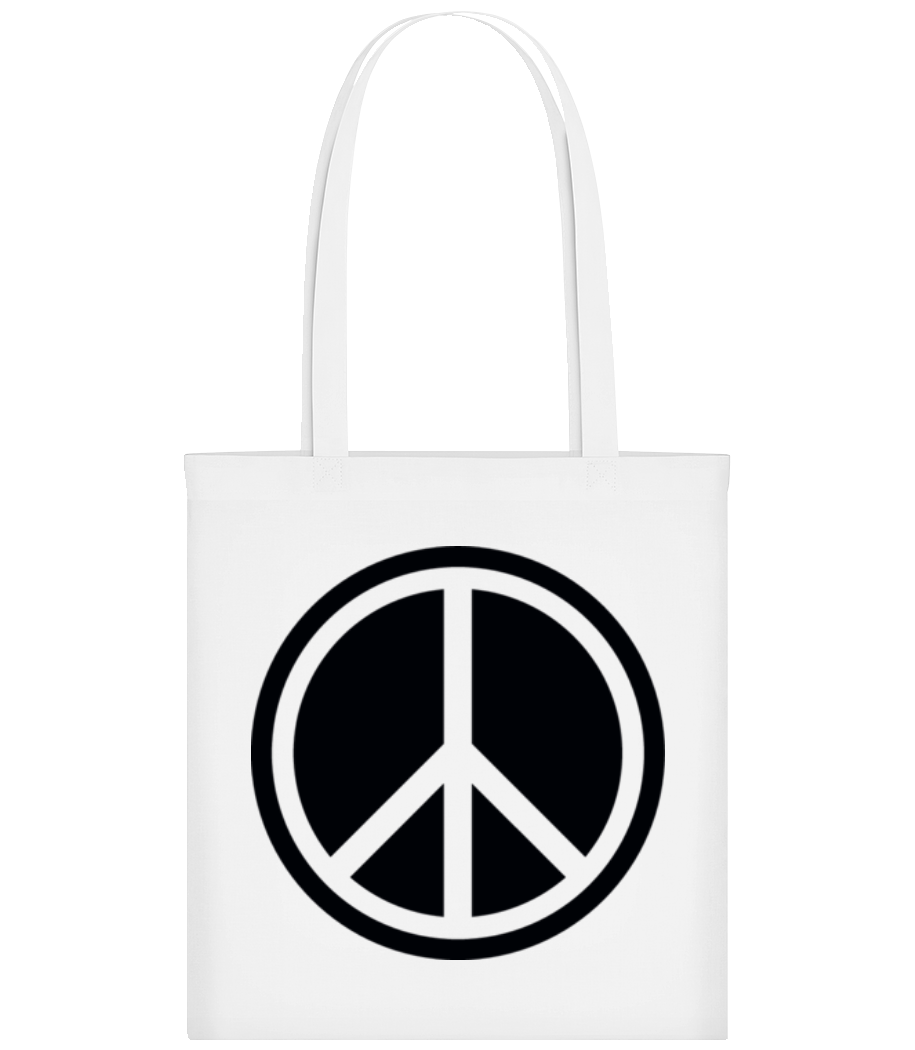 Symbole De La Paix - Tote Bag - Blanc - Devant