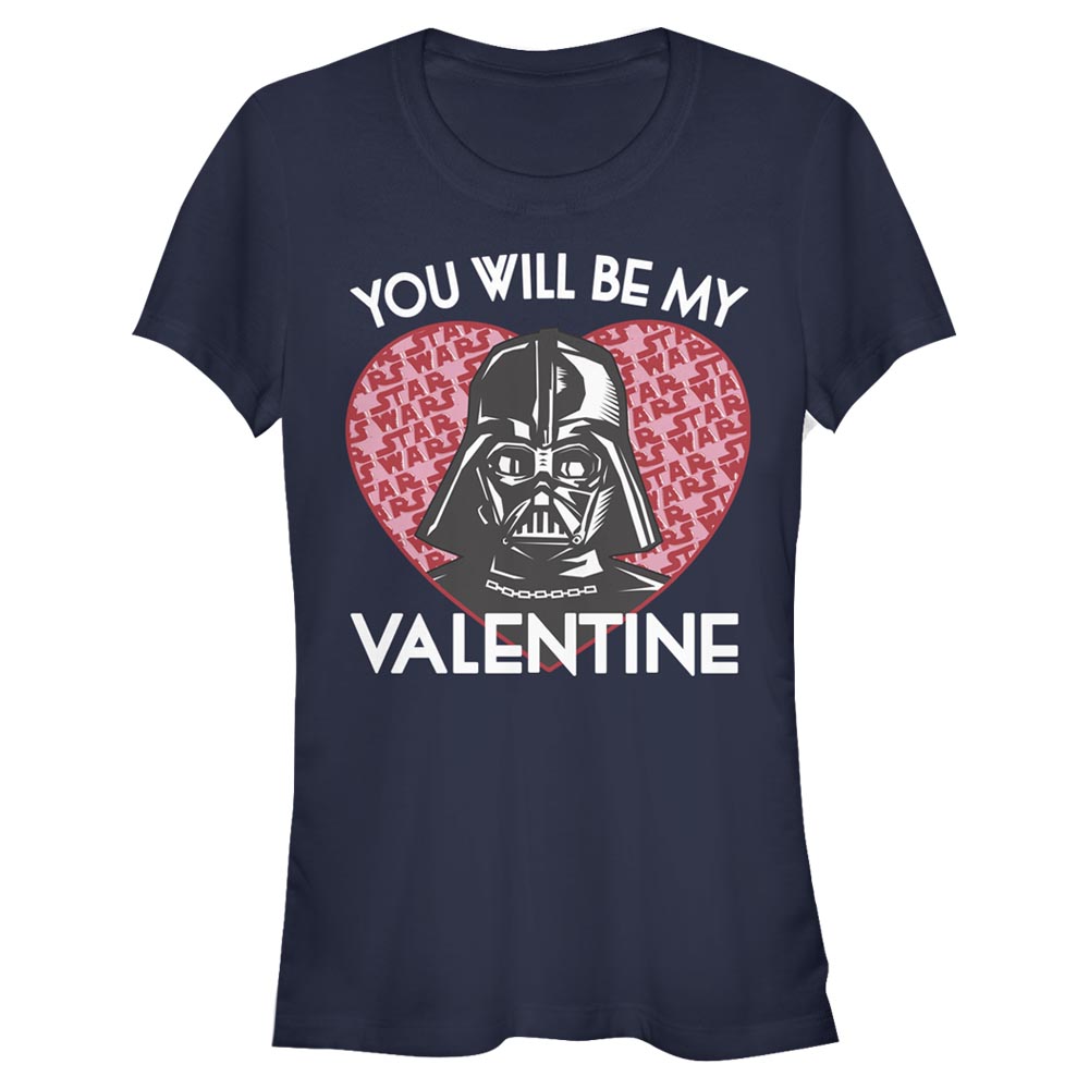Star Wars - Darth Vader You Will Darth - Valentine's Day - Femme T-shirt - Bleu marine - Devant