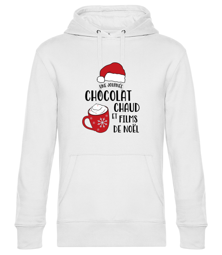 Une Journée Chocolat Chaud Et Films · Sweat à capuche standard homme