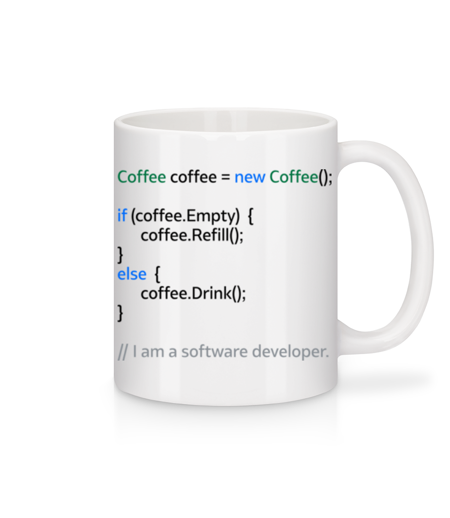 Coffee Loop · Mug en céramique blanc