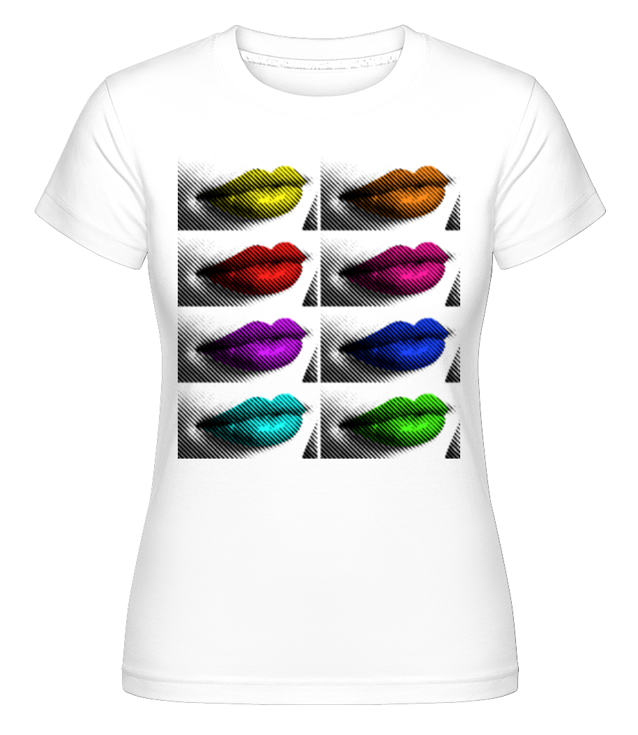 Lèvres Arc-En-Ciel ·  T-shirt Shirtinator femme