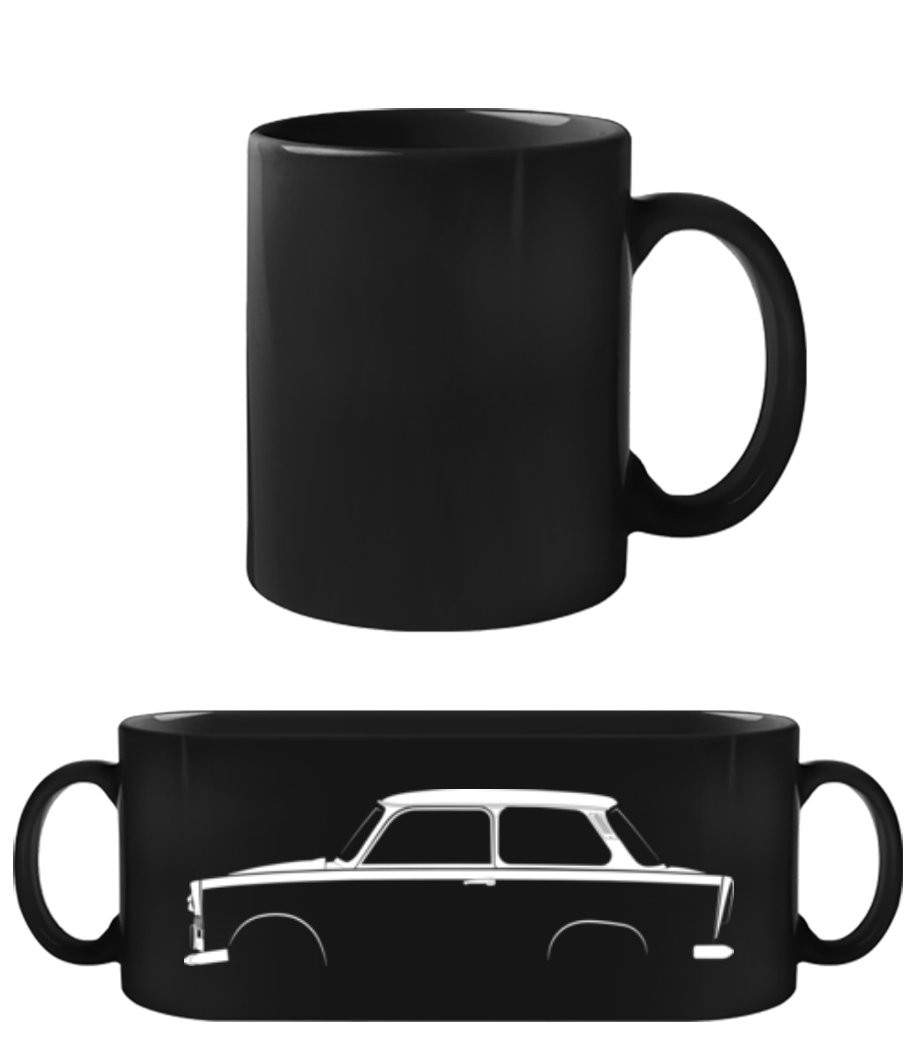 'Trabant 601' Silhouette · Tasse Noire