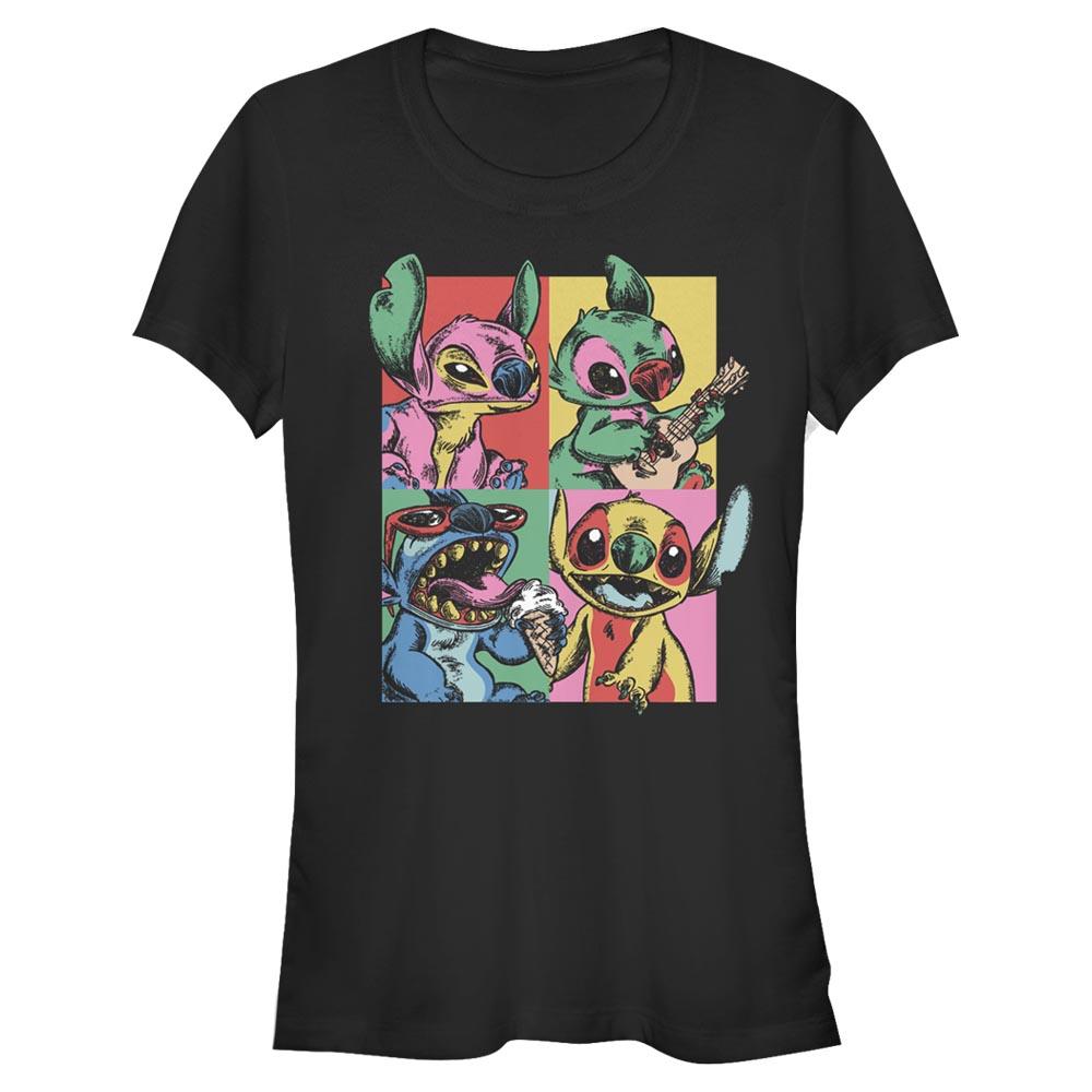Disney Classics - Lilo & Stitch - Stitch Grunge - Femme T-shirt