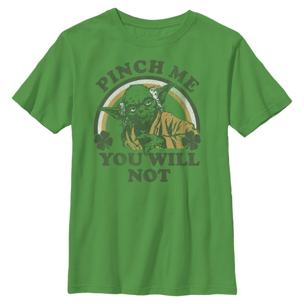 Star Wars - Yoda Will Not Pinch - St. Patrick's Day - Enfant T-shirt