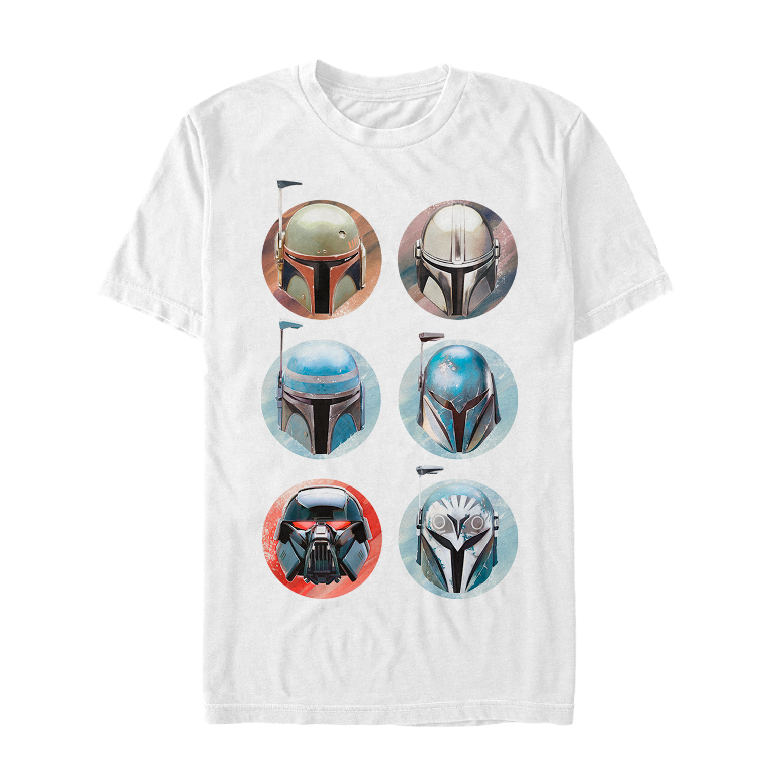 Star Wars - The Mandalorian - Chasseur de primes Helmets - Homme T-shirt