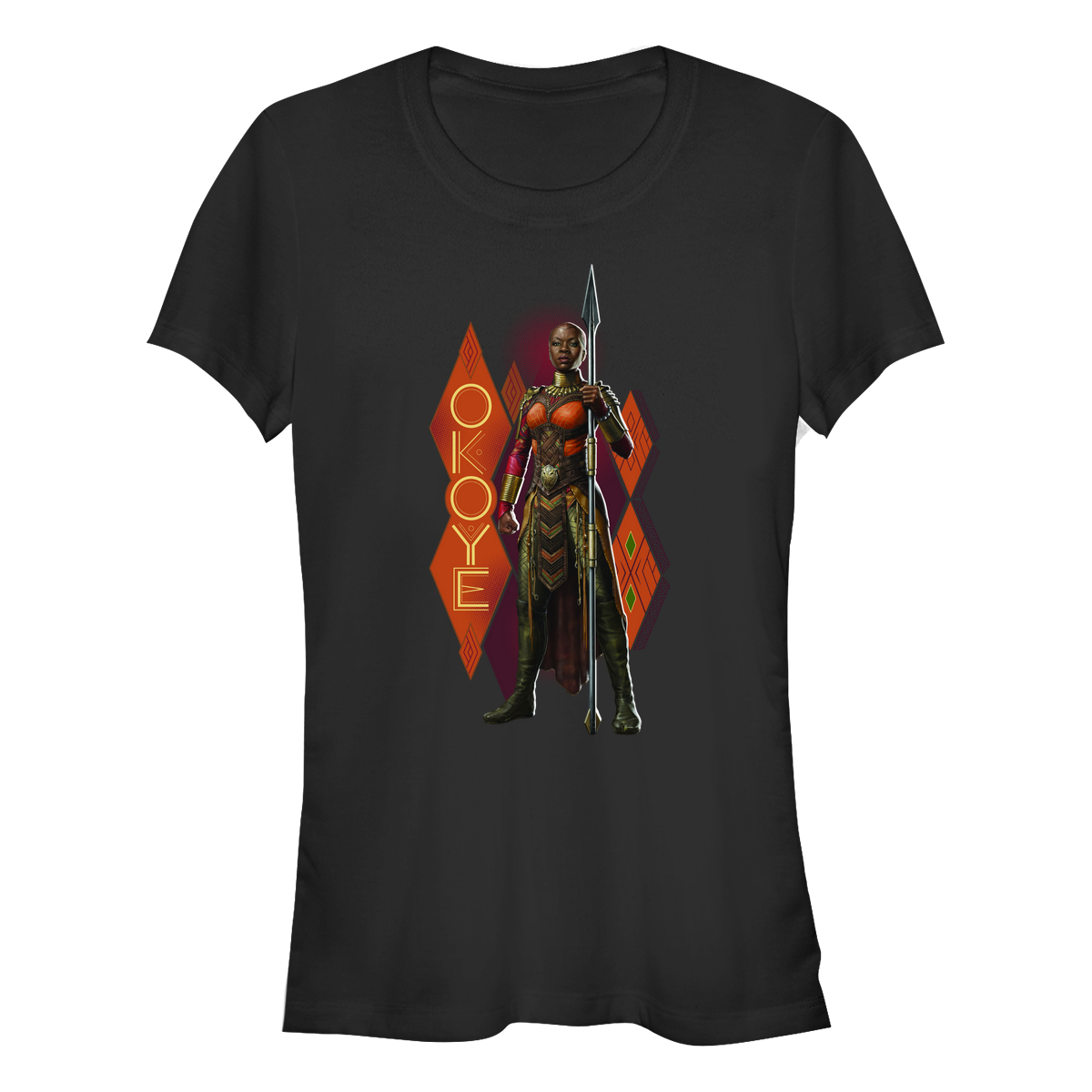 Marvel - Panthère noire Wakanda pour toujours - Okoye Pattern - Femme T-shirt