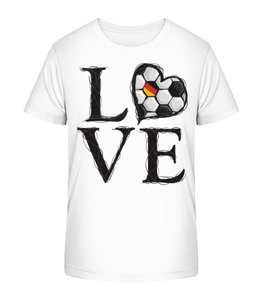 Football Amour Allemagne · T-shirt bio Enfant Stanley Stella 2.0