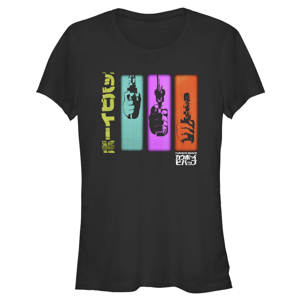 Netflix - Cowboy Bebop - Logo Colorful Sequence - Femme T-shirt