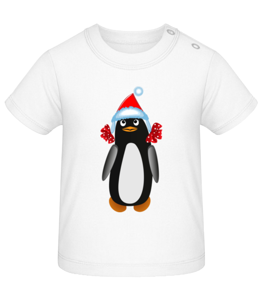 Pingouin À Noël 1 · T-shirt Bio Bébé