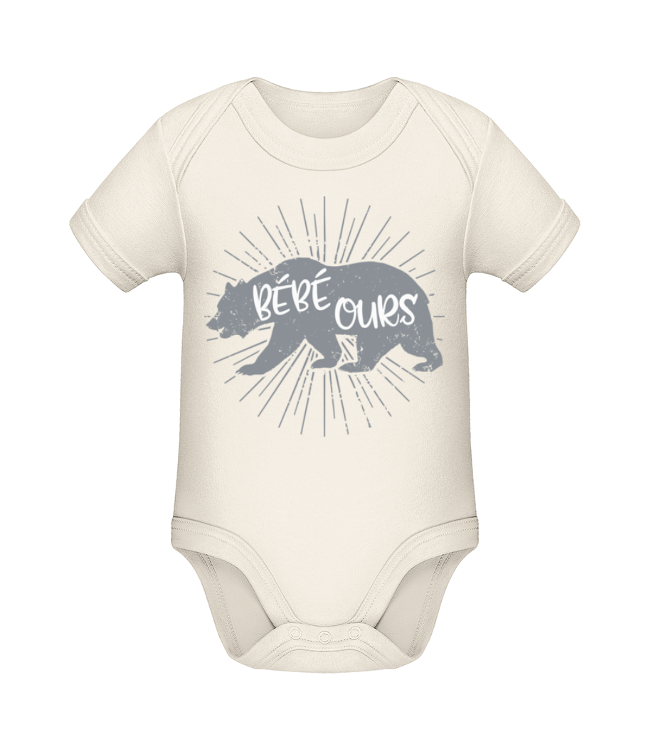 Bébé Ours · Body manches courtes bio