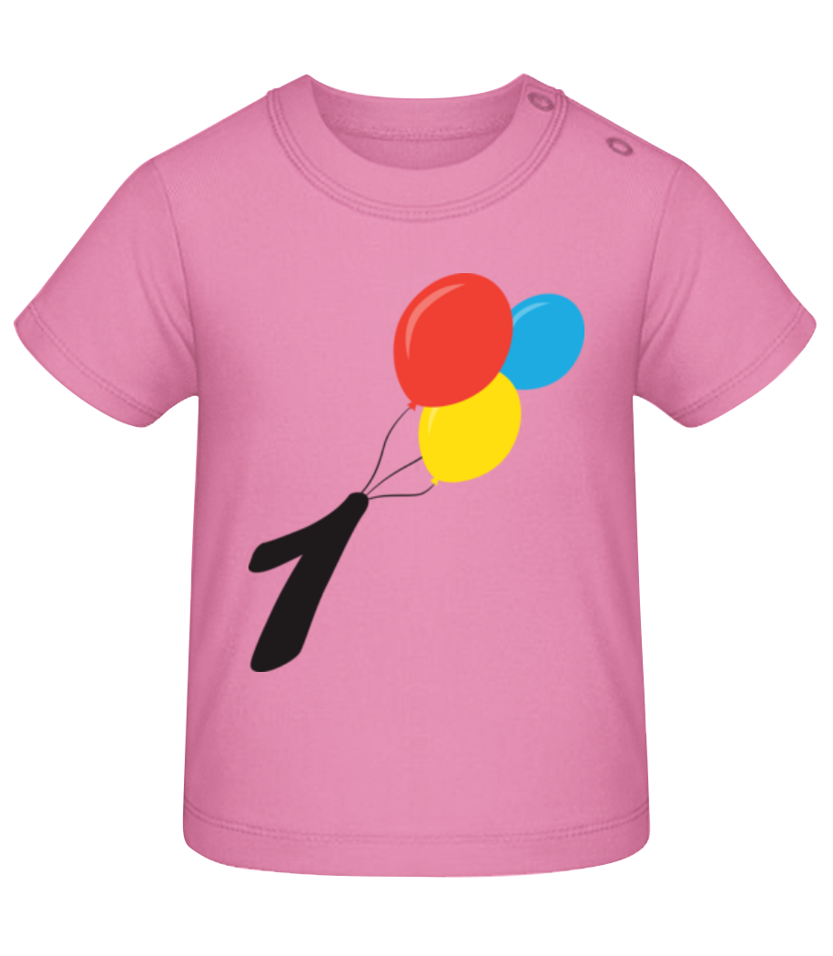Anniversaire 1 Ballons · T-shirt Bio Bébé