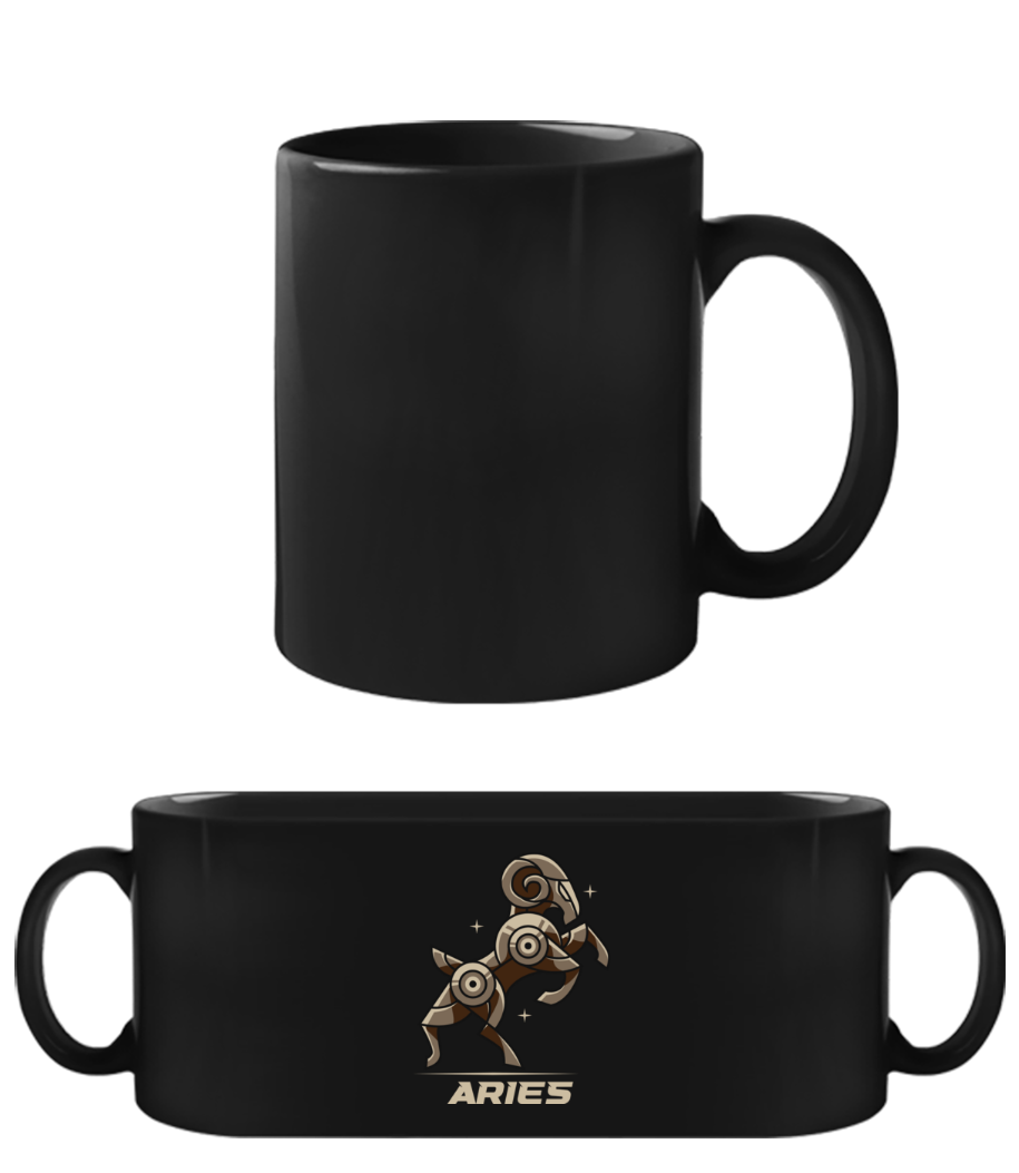 Mecha Robotic Zodiac Sign Aries · Tasse Noire