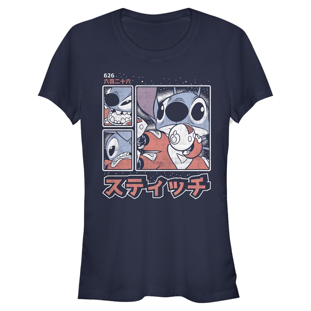 Disney Classics - Lilo & Stitch - Stitch Kanji - Femme T-shirt