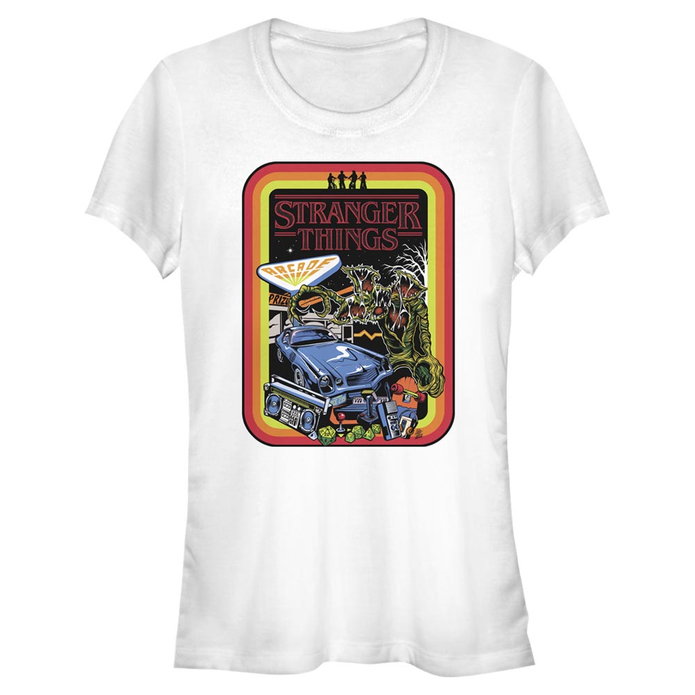 Netflix - Stranger Things - Photo de groupe Retro Mash - Femme T-shirt