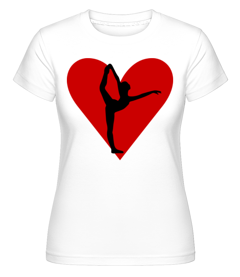 Yoga Cœur ·  T-shirt Shirtinator femme