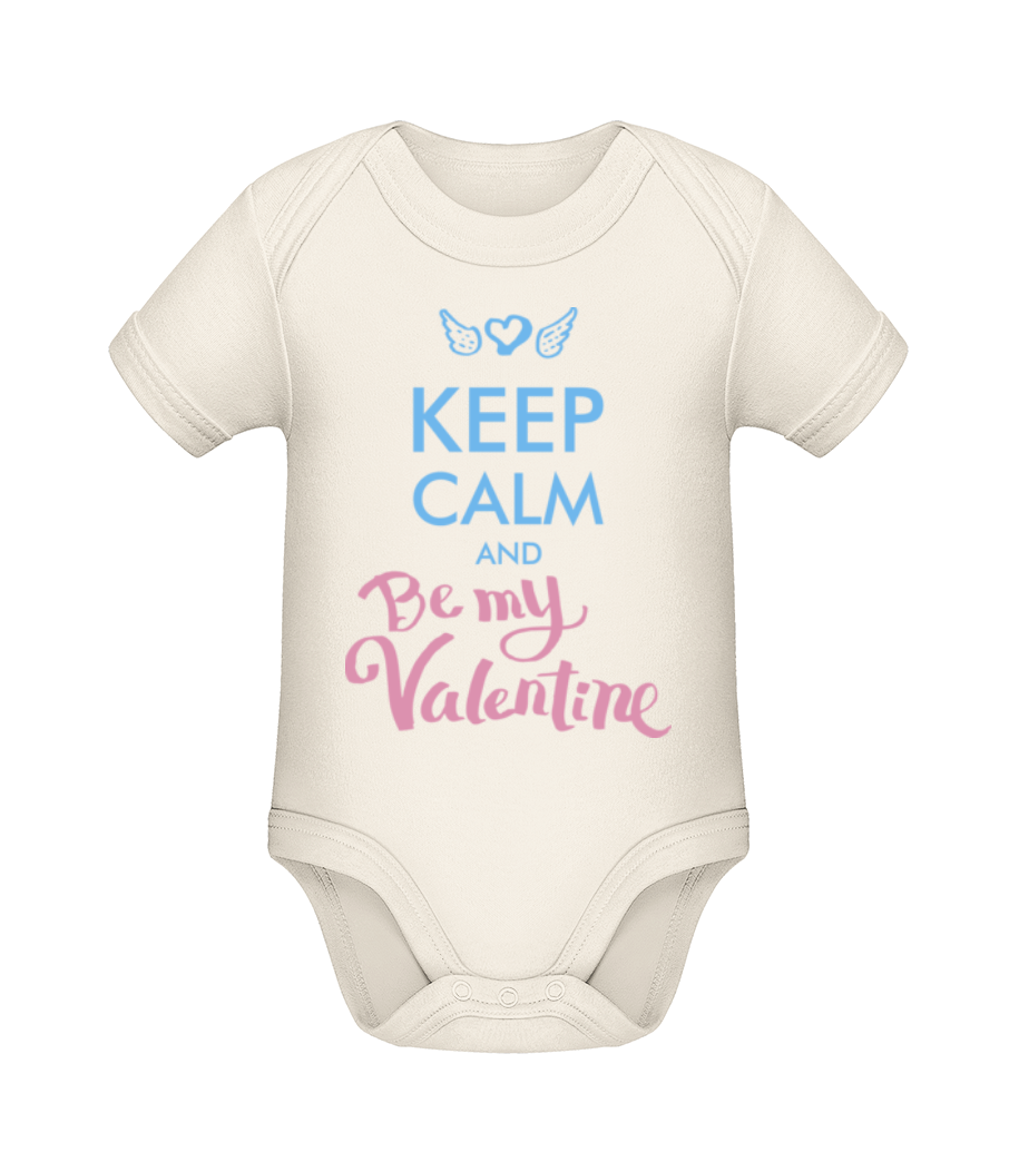 Keep Calm And Be My Valentine · Body manches courtes bio