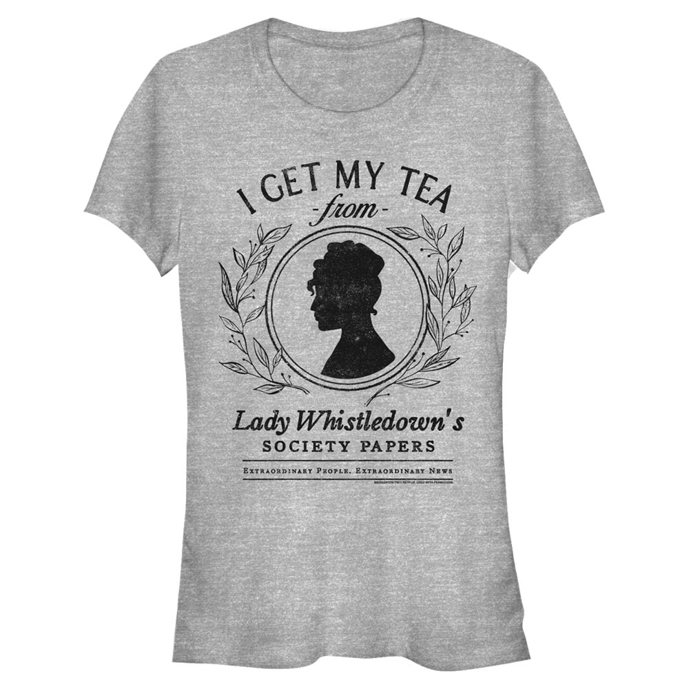 Netflix - La chronique des Bridgerton - Logo Whistledown Tea - Femme T-shirt