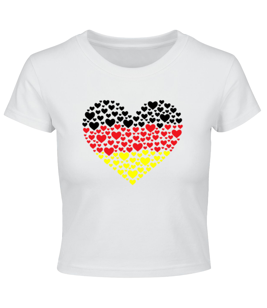 Cœur L'Allemagne · Crop top