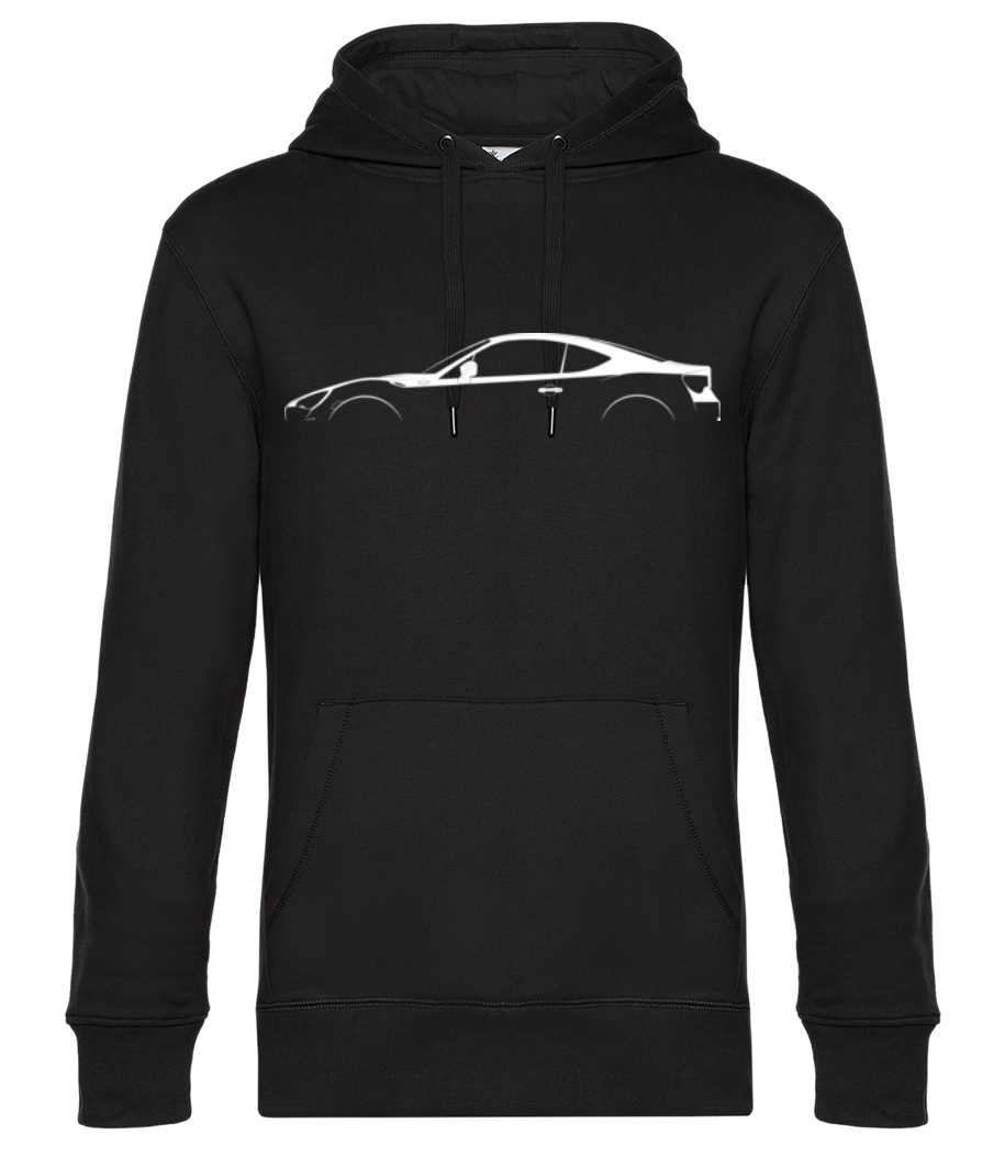 Aperçu: 'Toyota 86 ZN6' Silhouette - Sweat à capuche premium Unisexe - Noir - Devant