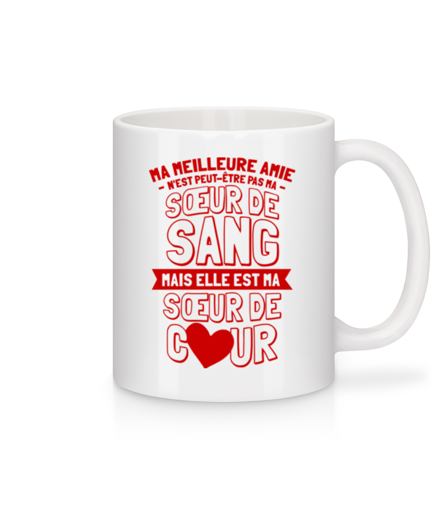 Elle Est Ma Sœur De Cour · Mug en céramique blanc