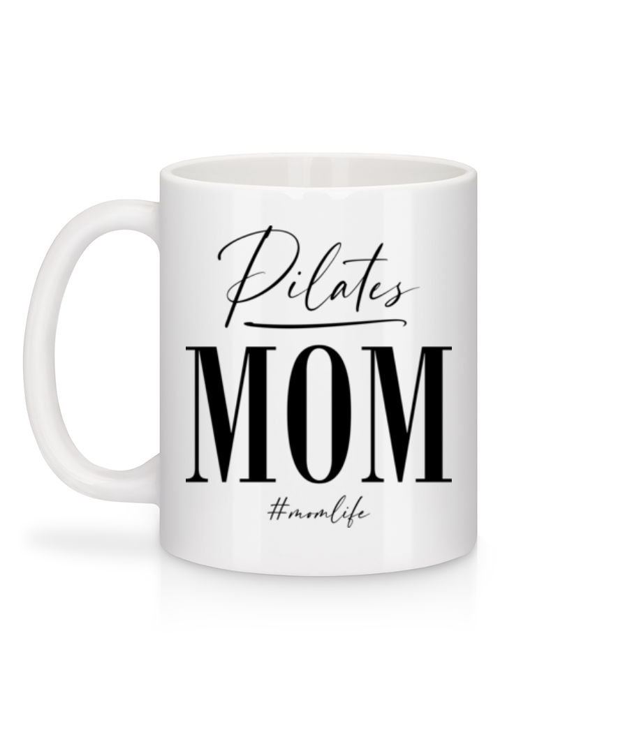Aperçu: Pilates Mom Momlife - Mug en céramique blanc - Blanc - Derrière