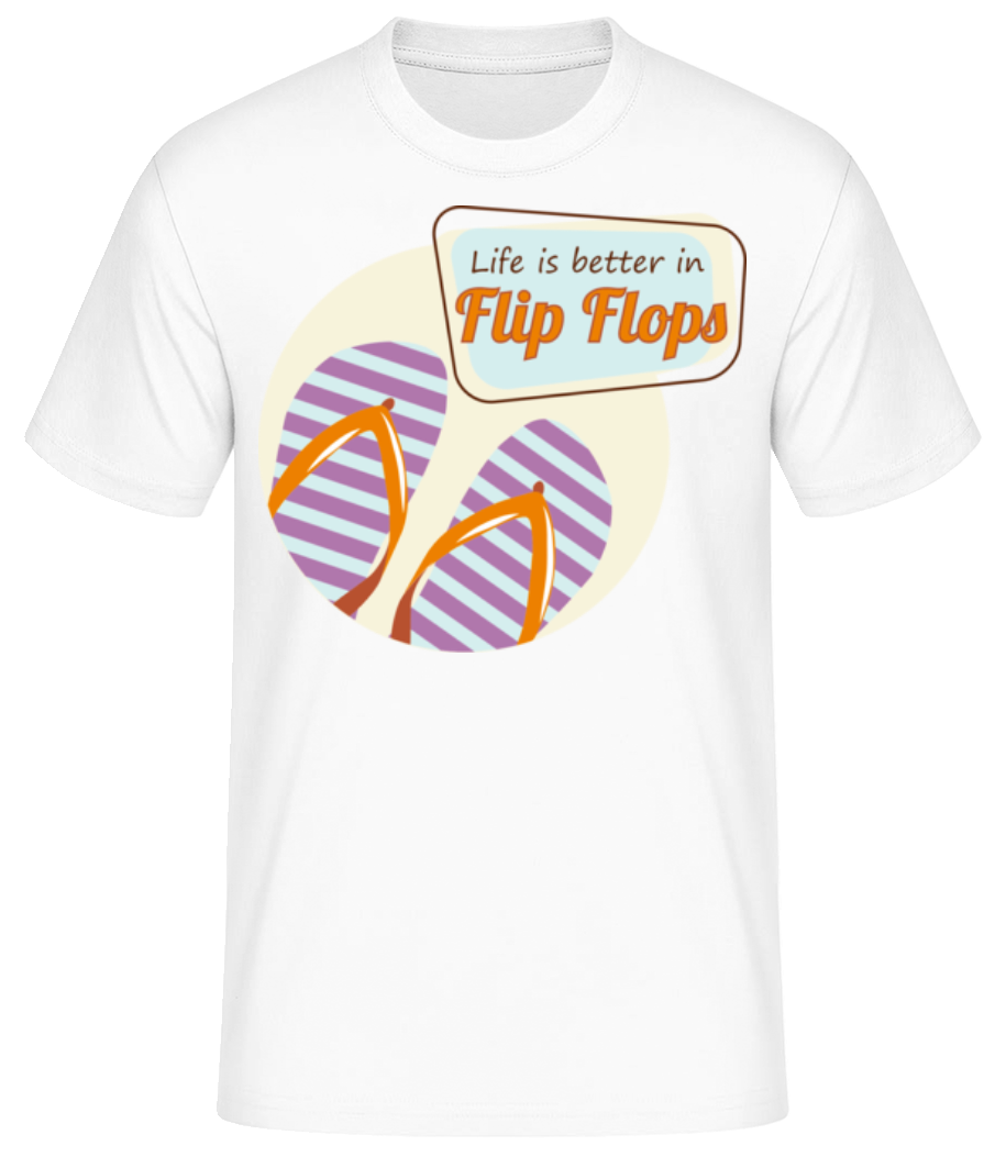 Life Better Flip Flops · T-shirt standard Homme