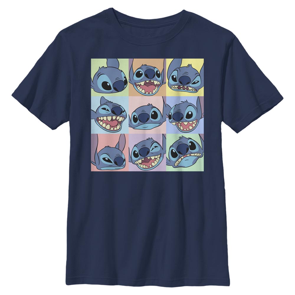 Disney - Lilo & Stitch - Stitch 9 box - Enfant T-shirt
