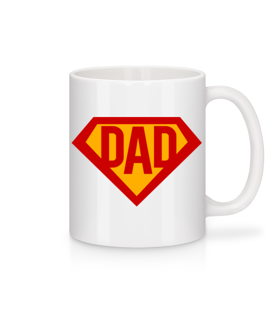 Dad Superhero · Mug en céramique blanc