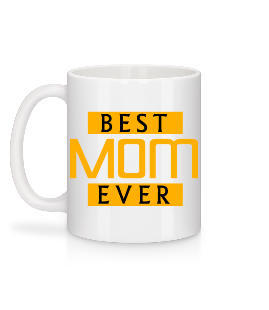 Aperçu: Best Mom Ever - Mug en céramique blanc - Blanc - Derrière