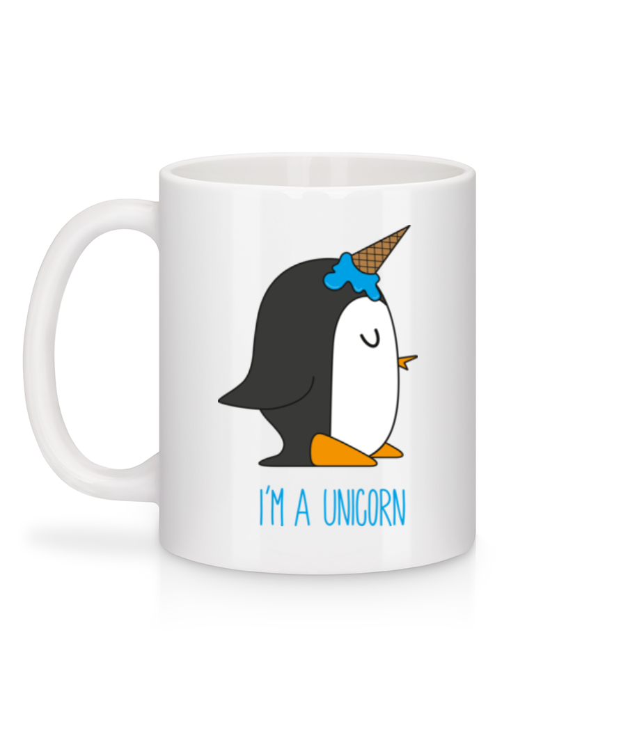 I´M A Unicorn - Mug en céramique blanc - Blanc - Derrière