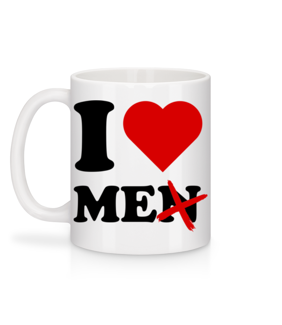 Aperçu: I Love Me - Mug en céramique blanc - Blanc - Derrière