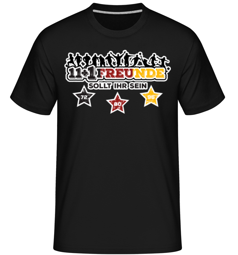 11+1 Freunde Sollt Ihr Sein Fußball · Shirtinator Männer T-Shirt